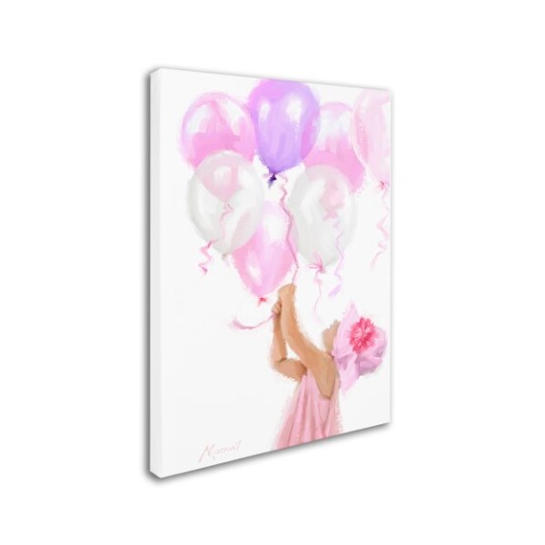 The Macneil Studio 'Pink Balloons' Canvas Art,14x19